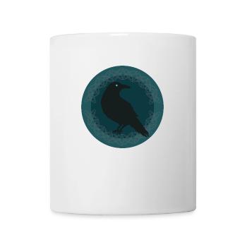 Rabe Keltisch - Tasse - Weiß - Vorne