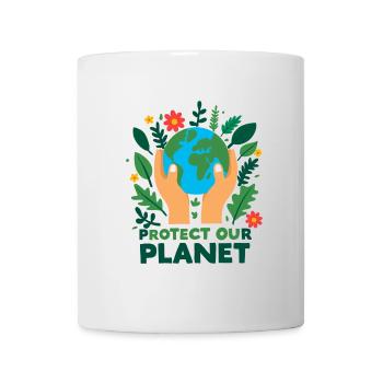 Let's protect our planet - Mug - white - Front