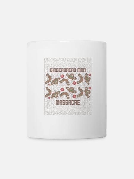Massaker am Lebkuchenmann - Tasse - Weiß