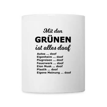 Slogans on the elections - Mug - white - Front