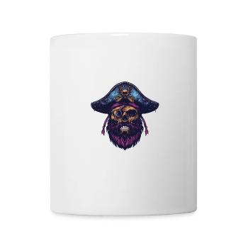 Pirate Skull Captain - Mug - white - Front