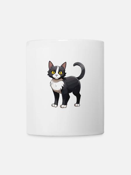 Katze Niedlich - Tasse - Weiß