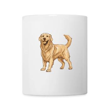 Golden Retriever Dog - Mug - white - Front