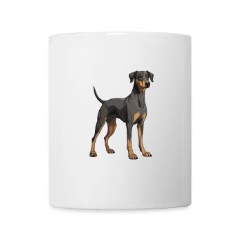 Doberman Dog - Mug - white - Front