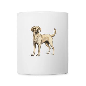 Labrador Hund - Tasse - Weiß - Vorne