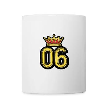 Couronne à 6 chiffres - Mug blanc - blanc - Devant