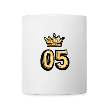 5 Number Crown - Mug - white - Front