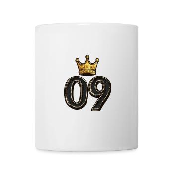Couronne à 9 chiffres - Mug blanc - blanc - Devant