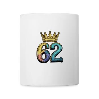 62 Number Crown - Mug - white - Front