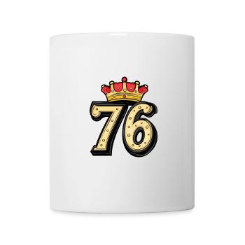 76 Number Krone - Mug - white - Front