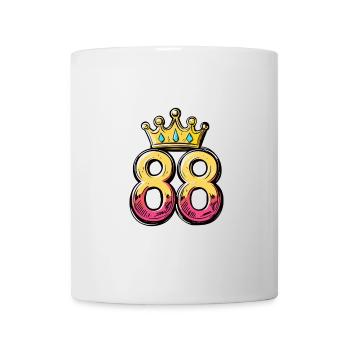 88 Number Crown - Mug - white - Front