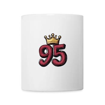 95 Number Crown - Mug - white - Front
