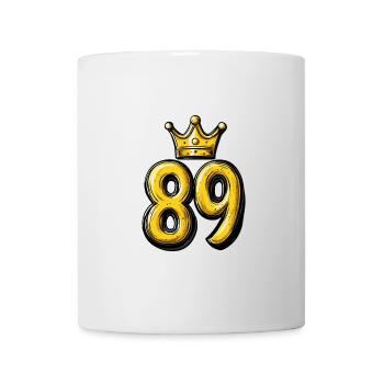 89 Number Crown - Mug - white - Front