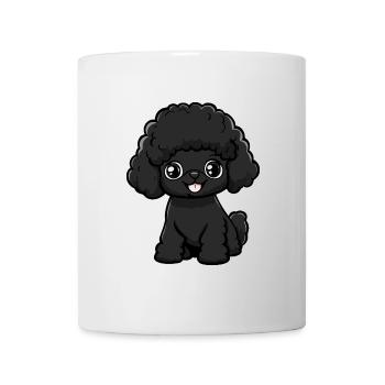Pudel Hund Niedlich - Tasse - Weiß - Vorne