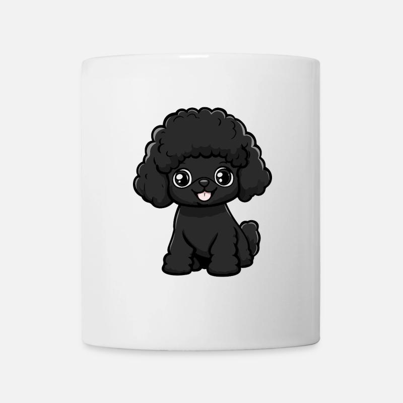 Pudel Hund Niedlich - Tasse - Weiß