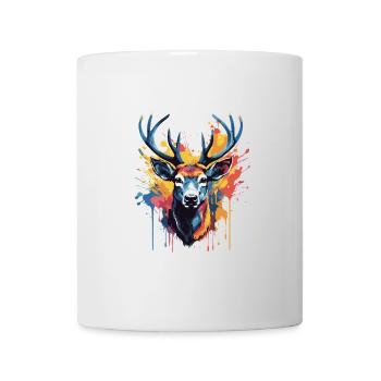 Deer Animal Pop Art Head - Mug - white - Front