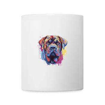 Mastiff Dog Animal Pop Art Head - Mug - white - Front