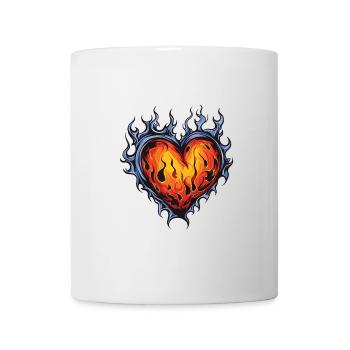 Heart Flame - Mug - white - Front