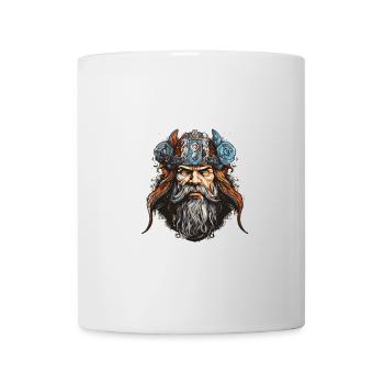 Viking Head Valhalla Warrior - Mug - white - Front