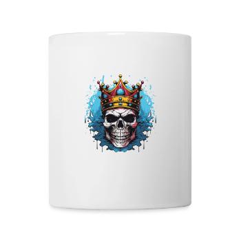 Skull King Crown Skeleton - Mug - white - Front