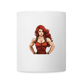 Frau Fitness Gym Girl - Tasse - Weiß - Vorne