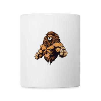Löwe Beast - Tasse - Weiß - Vorne