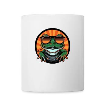 Grenouille Été frais - Mug blanc - blanc - Devant