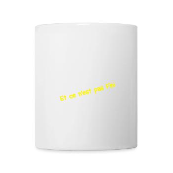T-shirt papa pour la 1er fois - Mug blanc - blanc - Devant