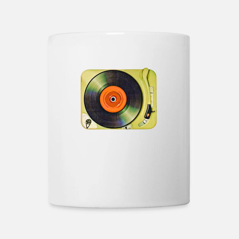 Tourne-disque - Mug blanc - blanc