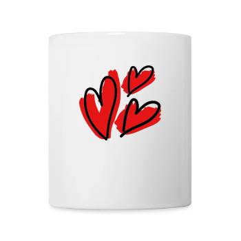 Hearts - Mug - white - Front
