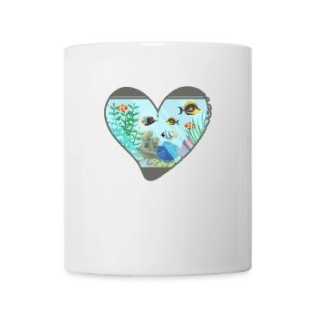 Aquarium Aquarist Fish Tank-Love Aquaristics - Mug - white - Front