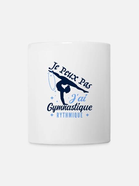 Je Peux Pas J'ai Gym Rythmique Vintage Femme - Mug blanc - blanc