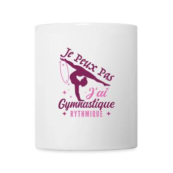 Ich kann nicht Ich habe Vintage Rhythmic Gym Frau - Tasse - Weiß - Vorne