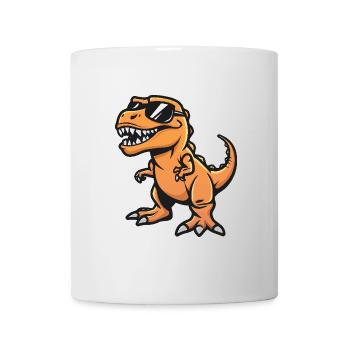 Dinosaur T-Rex Cool Comic - Mug - white - Front