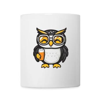 Eule Apres Ski Bier - Tasse - Weiß - Vorne