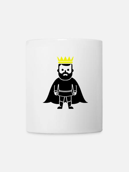 König - Tasse - Weiß