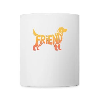 Friend Dog - Cool Pet Logo - Mug - white - Front