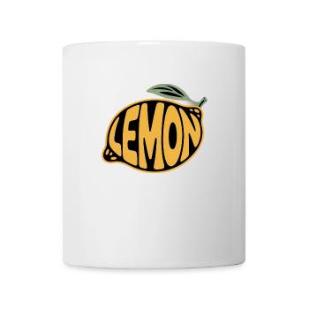 Lemon - Cool Fruit Logo - Mug - white - Front