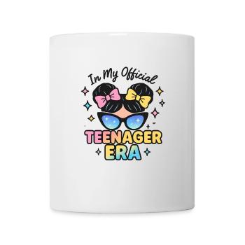 Fille du 13e anniversaire à l’époque officielle de mon adolescence - Mug blanc - blanc - Devant