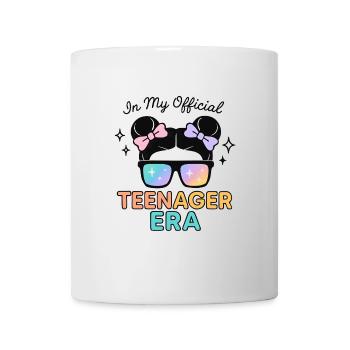 Fille du 13e anniversaire à l’époque officielle de mon adolescence - Mug blanc - blanc - Devant