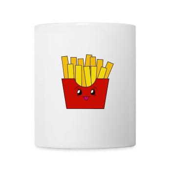 Frites  - Mug blanc - blanc - Devant