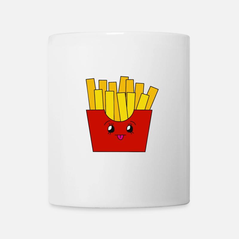 French fries - Mug - white