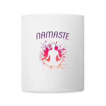 Namaste Yoga - Tasse - Weiß - Vorne
