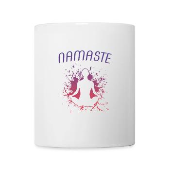 Namaste Yoga - Tasse - Weiß - Vorne