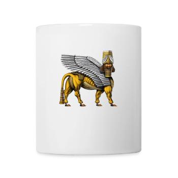 Lamassu Sumerian Winged Bull - Mug - white - Front