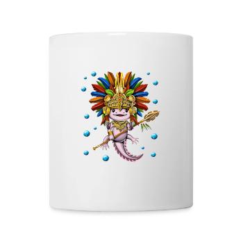 Axolotl Aztec Warrior - Mug - white - Front