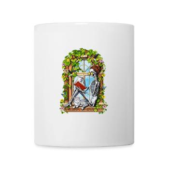 Skeleton Hippie Plants - Mug - white - Front
