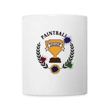 Paintball Sieger Paintballer Spieler Team Turnier - Tasse - Weiß - Vorne