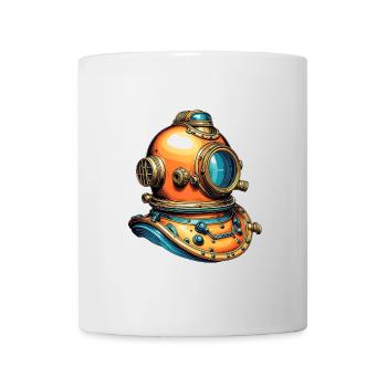 Old nostalgic diving helmet - Mug - white - Front