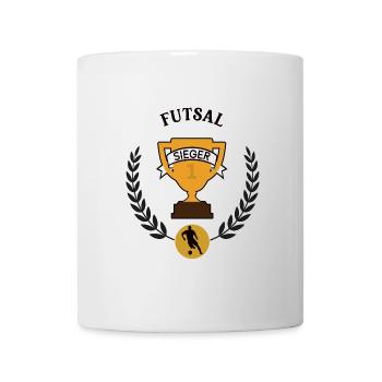Futsal Sieger Futsaler Spieler Team Mannschaft - Tasse - Weiß - Vorne